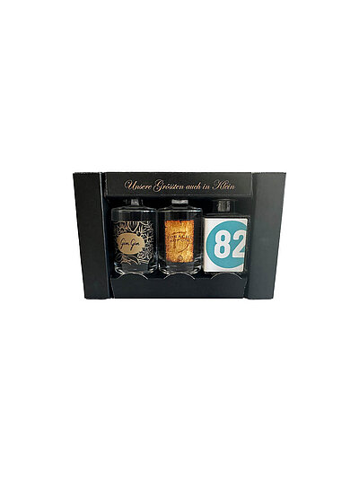 Geschenkset 3er Falken Miniatur Gin